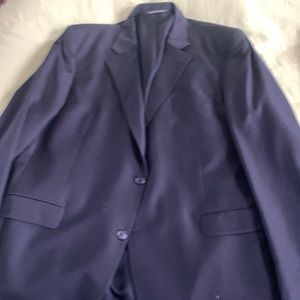 Mens 46L Classic Black Suit